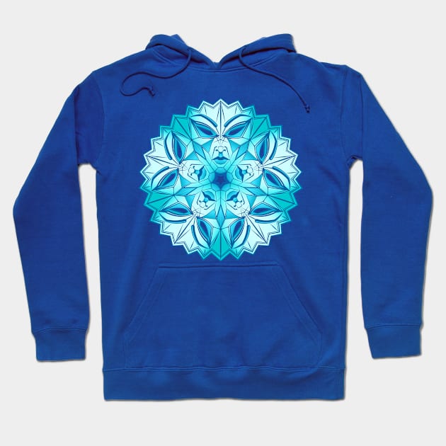 Ice Queen Snowflake Hoodie by GSDesignStudio